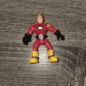 Action Figure with Red and Yellow Suit